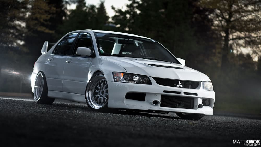 2006 Mitsubishi Lancer Evolution with 18x10 XXR 521 wheels