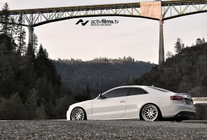 2011 Audi A5 with 19x9.5 TSW Valencias wheels
