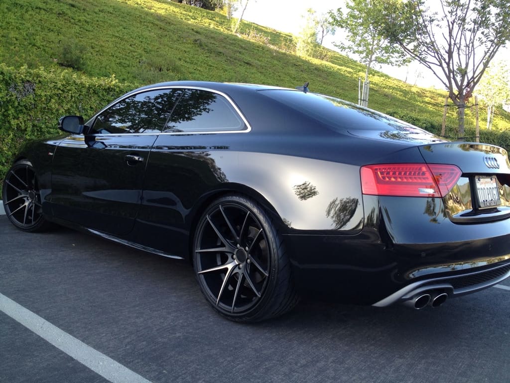 2012 Audi S5 with 20x10.5 Niche Targa wheels