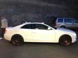 2013 Audi A5 with 20x10 Eurotek UO6 wheels
