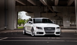 2011 Audi A5 with 19x10 Rotiform SJC wheels