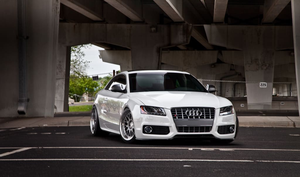 2011 Audi A5 with 19x10 Rotiform SJC wheels