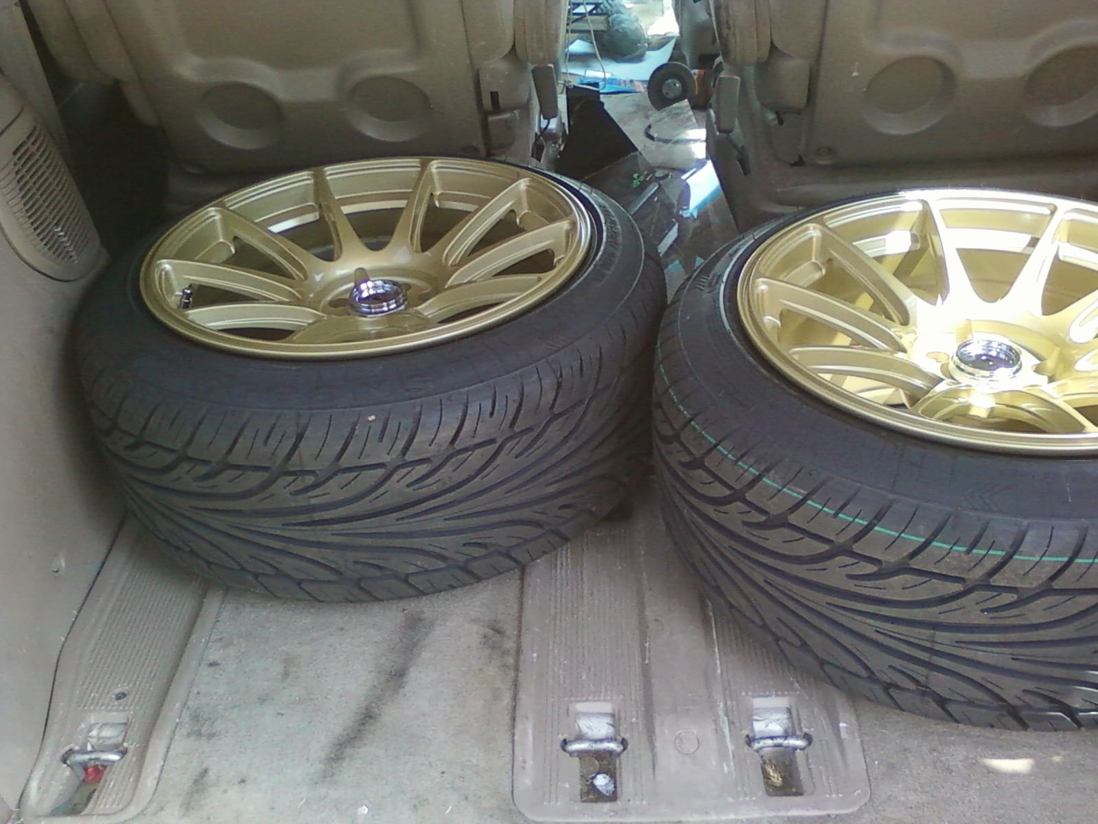 1990 Nissan S13 with 17x9.75 XXR 527 wheels