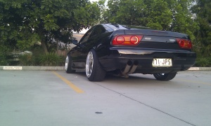 1994 Nissan S13 with 18x9.5 Garson Ryugi Deep wheels