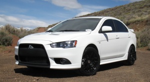 2010 Mitsubishi Lancer Evolution with 17x8 TSW Nurburgring wheels