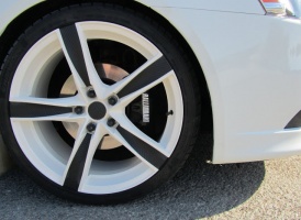 2010 Mitsubishi Lancer Sportback with 19x8 Mito Inox wheels