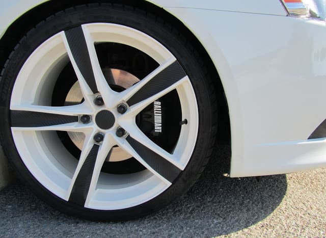 2010 Mitsubishi Lancer Sportback with 19x8 Mito Inox wheels