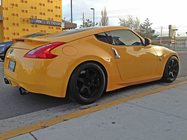 2011 Nissan 370Z with 19x9.5 Rota Grid wheels