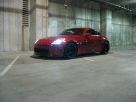 2005 Nissan 350Z with 18x9 Rota SVN wheels