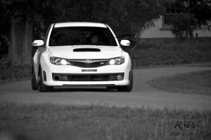 2008 Subaru Impreza WRX STi with 18x10 Rota SVN-R wheels