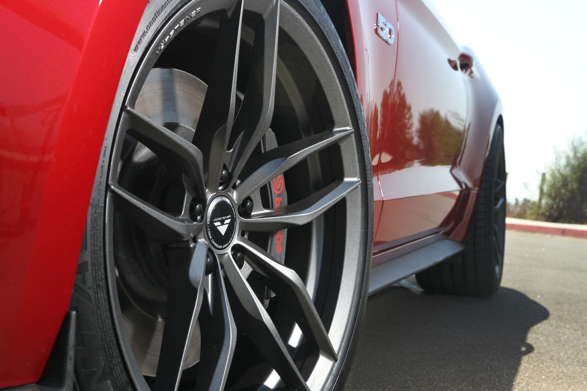 2015 Ford Mustang with 20x10 Vorsteiner V-FF 105 wheels
