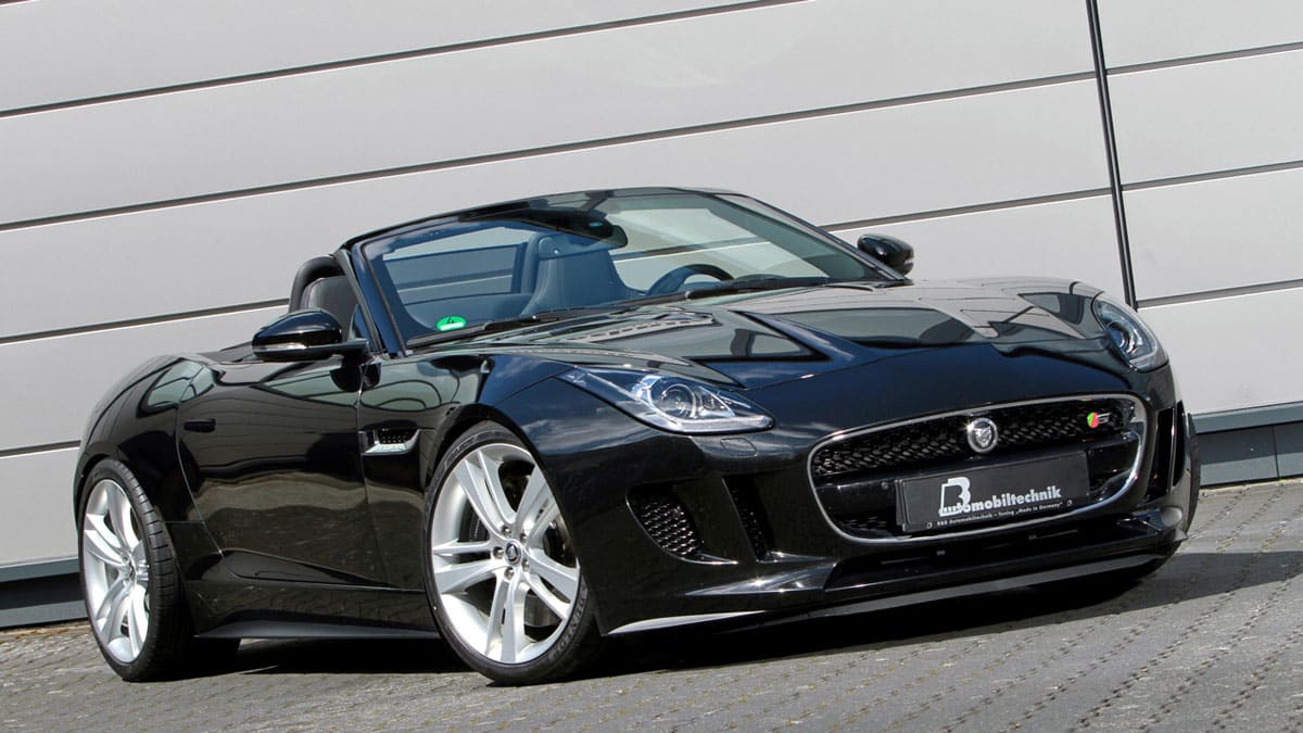 2016 Jaguar F-TYPE with 21x9 B&B Automobiltechnik wheels