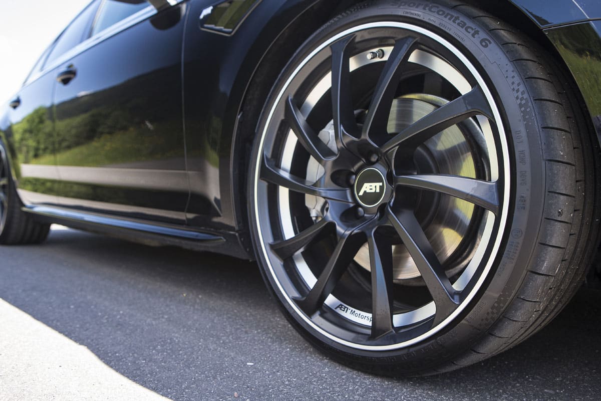 2016 Audi S4 with 20x8.5 ABT DR wheels