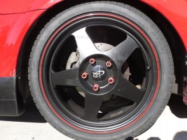 2003 Mazda Protege5 with 17x7.5 Rota Slipstream wheels