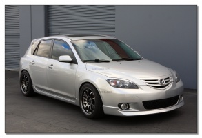 2007 Mazda Mazda3 with 17x9 Rota DPT wheels