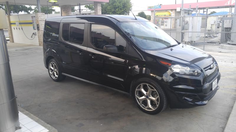 2015 Ford Transit Connect with OEM Ford Focus ST wheels