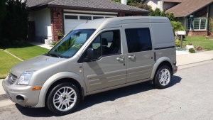 2011 Ford Transit Connect with OEM Volvo Amalthea wheels