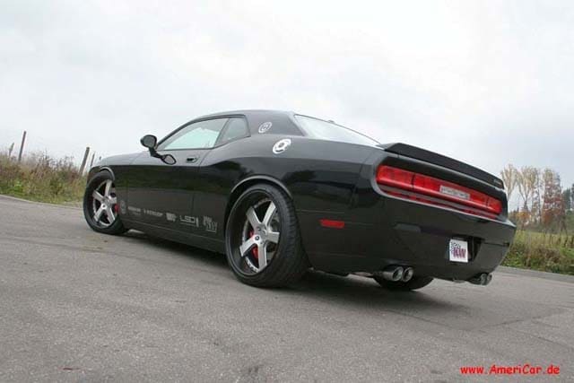 2008 Dodge Challenger with 22x10.5 HRE 795R wheels