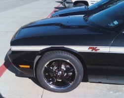2008 Dodge Challenger with 20x8.5 BOSS 338 wheels