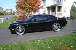 2008 Dodge Challenger with 24x9.5 wheels