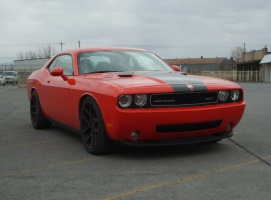 2008 Dodge Challenger with 22x9 OEM Dodge Viper wheels