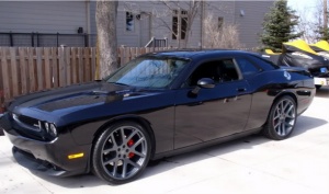 2009 Dodge Challenger with 22x9 OEM Dodge Viper wheels