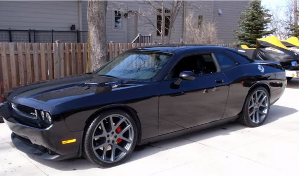 2009 Dodge Challenger with 22x9 OEM Dodge Viper wheels