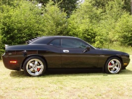 2008 Dodge Challenger with 20x9 Sport Muscle Clutch 5 wheels
