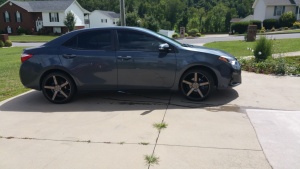 2015 Toyota Corolla with Niche Milan wheels