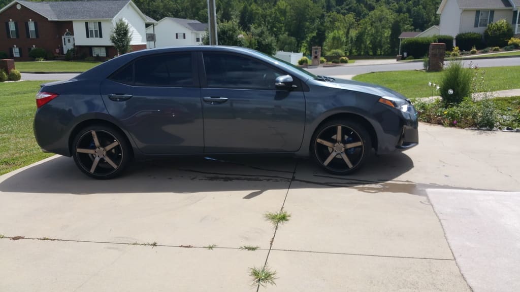 2015 Toyota Corolla with Niche Milan wheels