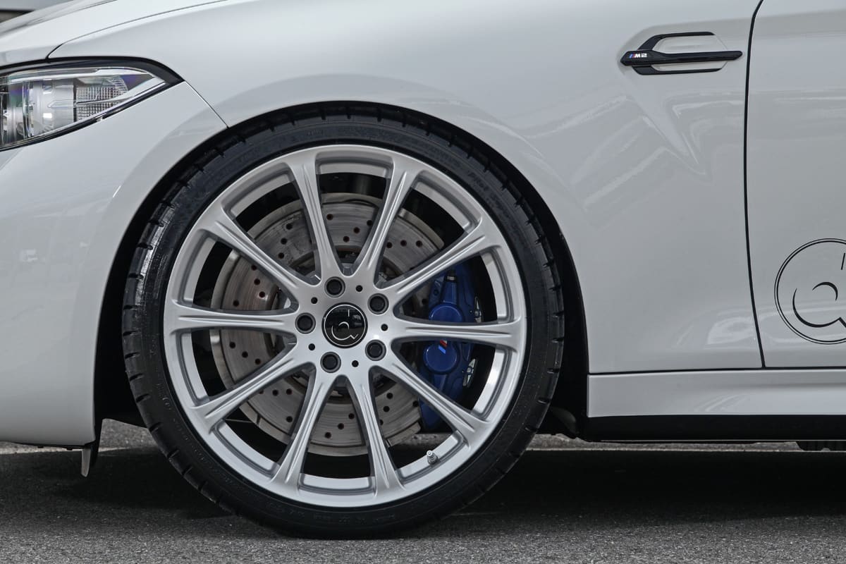 2016 BMW M2 with 21x9.5 Daehler CDC1 wheels