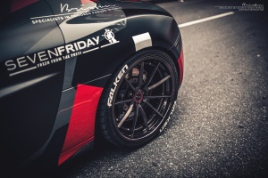 2015 Audi R8 with 20x9 Brixton WR3 Targa wheels