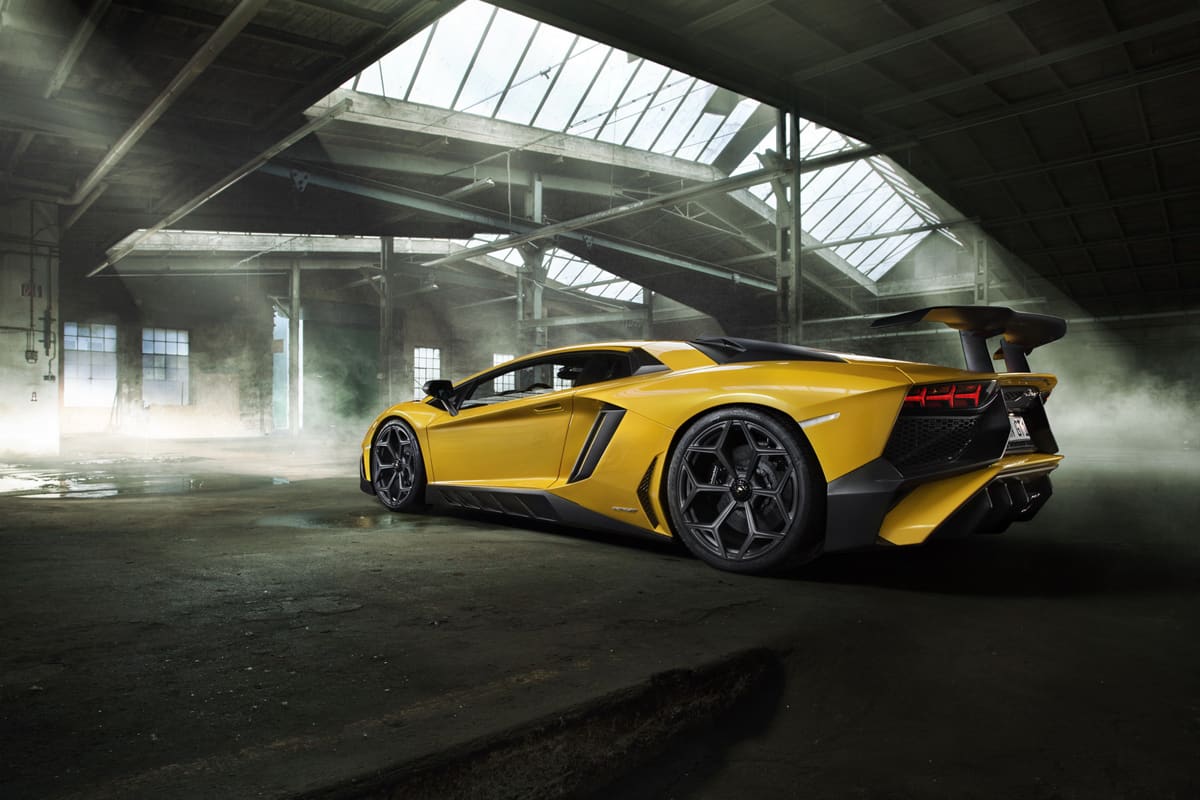 2015 Lamborghini Aventador with Novitec Torado wheels