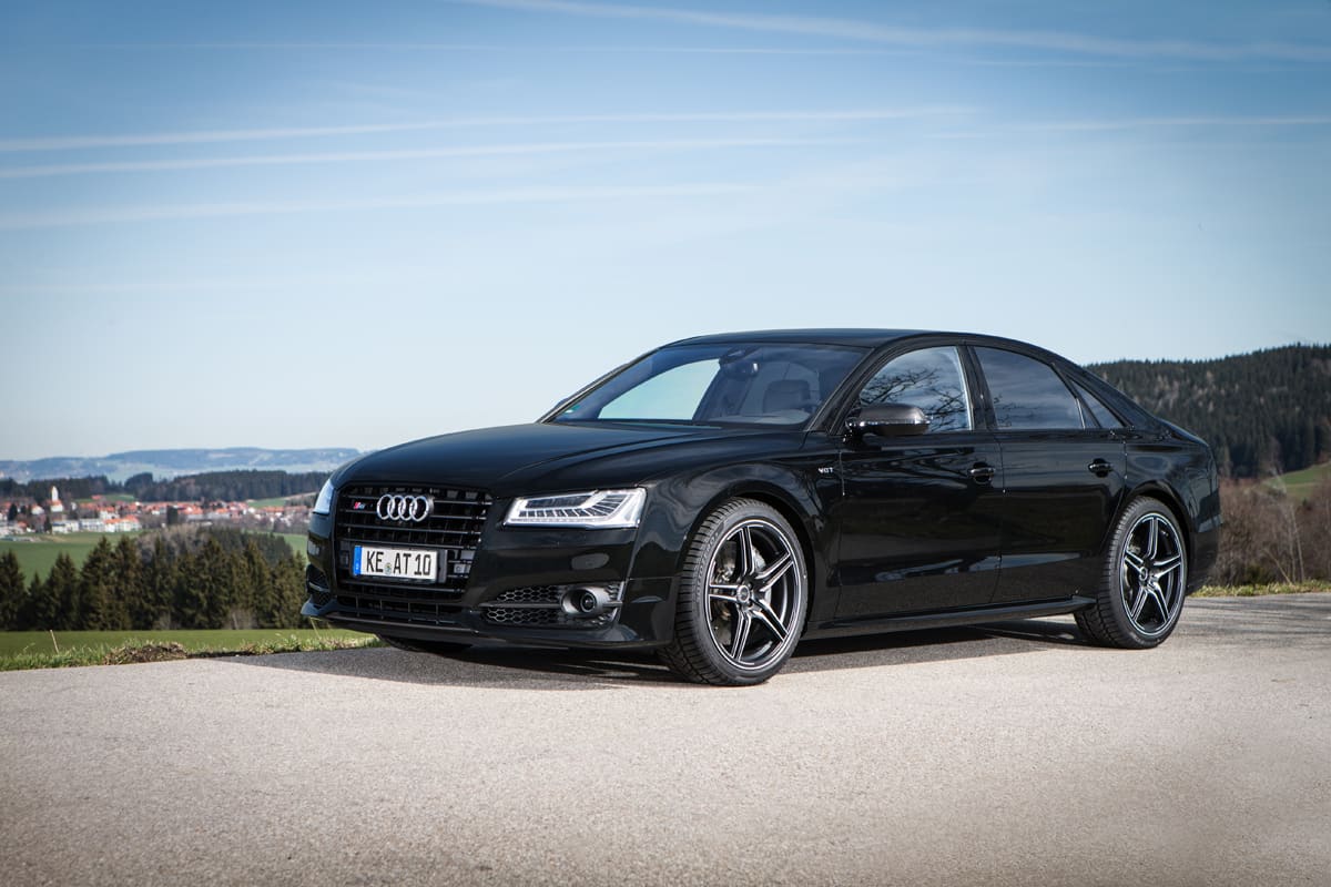 2016 Audi S8 with 21x9.5 ABT DR wheels