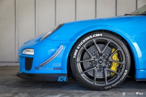 2016 Porsche 911 with 19x8.5 Vorsteiner V-FF 103 wheels