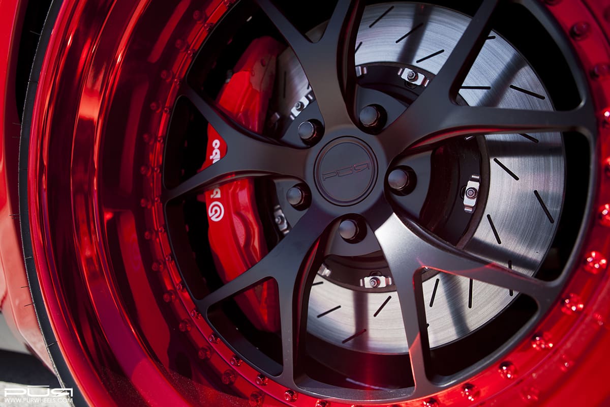 2015 Dodge Challenger with PUR LG06 wheels