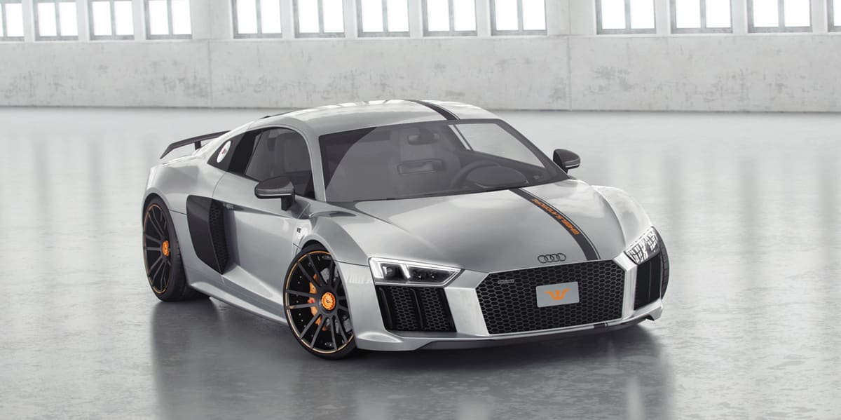 2017 Audi R8 with 20x9.5 6Sporz² F.I.W.E. wheels