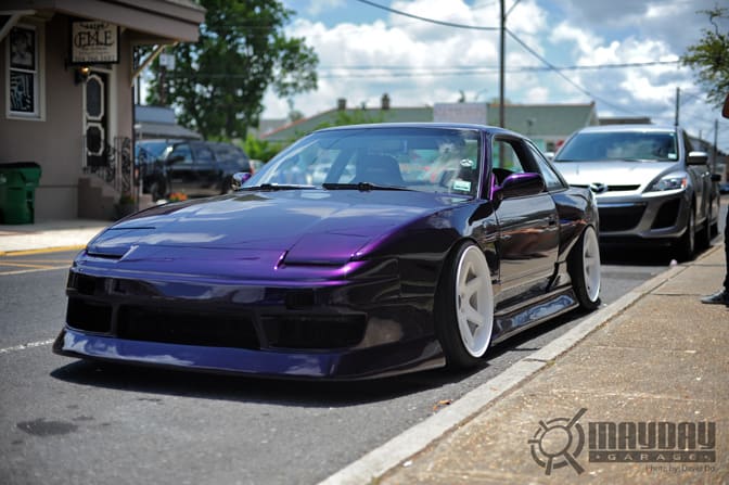 1992 Nissan S13 with 18x10.5 VarrsToen 2.2.2 wheels