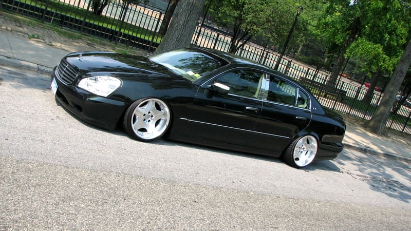 2002 Infiniti Q45 with 19x11.5 Auto Couture Supreme wheels