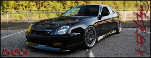 1997 Honda Prelude with 17x8 WORK VS-XX wheels