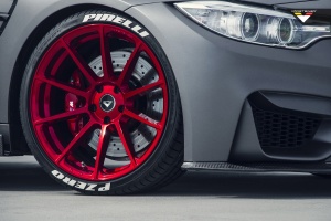 2016 BMW M4 with 20x9.5 Vorsteiner V-FF 102 wheels