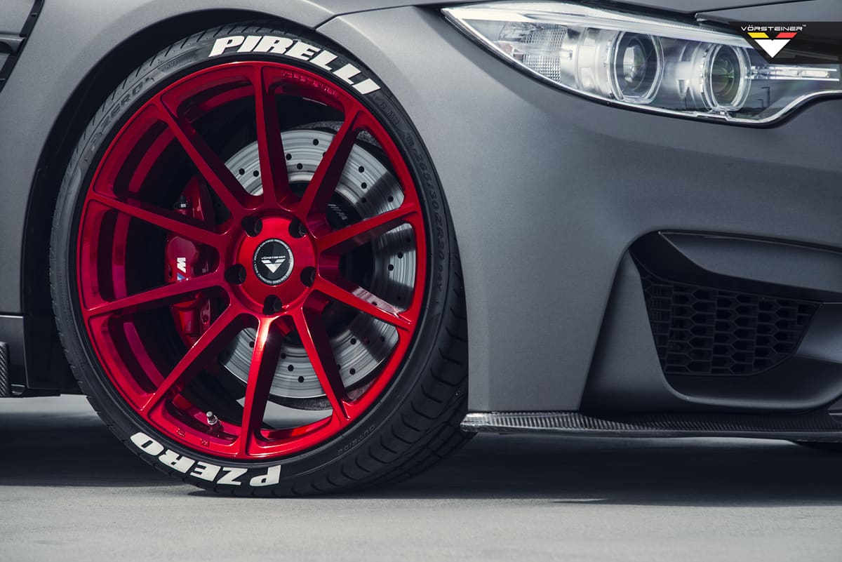 2016 BMW M4 with 20x9.5 Vorsteiner V-FF 102 wheels
