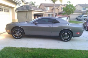2010 Dodge Challenger with 20x8.5 Boss 340 wheels