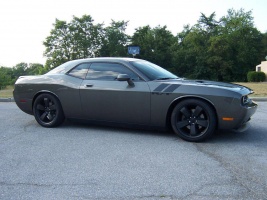 2010 Dodge Challenger with 20x9 OEM Dodge Charger wheels
