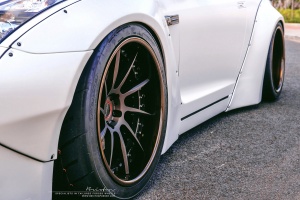 2016 Nissan GT-R with 20x11 Brixton R10D Monaco wheels