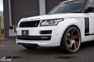2015 Land Rover Range Rover with 24x10 PUR LX19 wheels