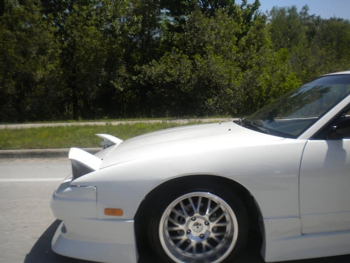 1993 Nissan S13 with 16x9 Square G6 wheels