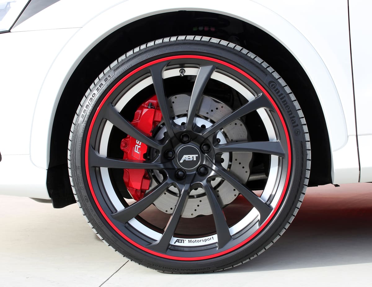 2016 Audi Q3 with 21x9 ABT DR wheels