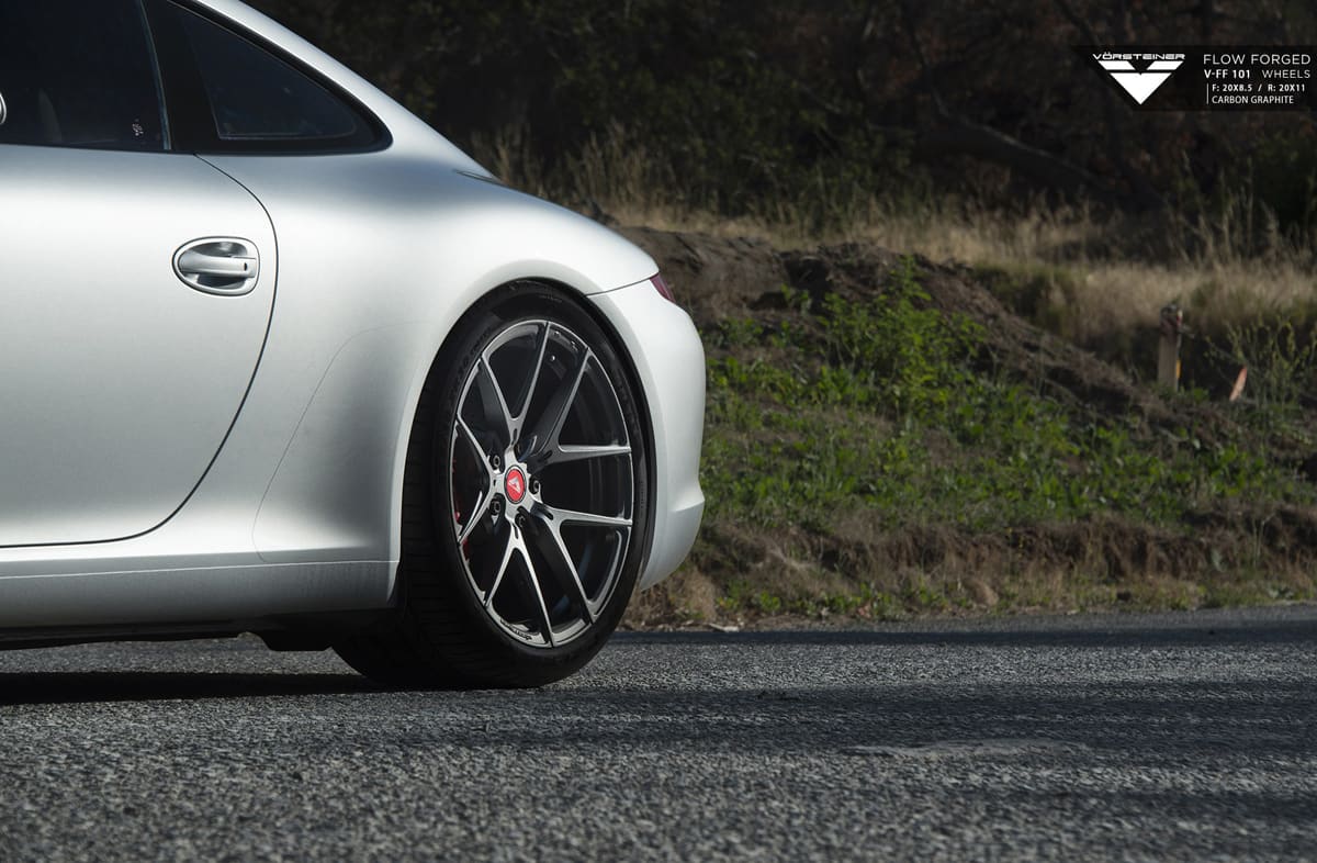 2015 Porsche 911 with 20x8.5 Vorsteiner VFF-101 wheels