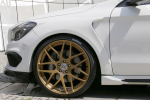 2015 Mercedes-Benz CLA-Class with 20x8.5 Loewenstein wheels